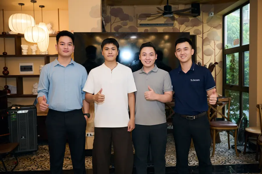 Đức Duy, anh Chu Ngọc Hiếu và đội ngũ tổ chức